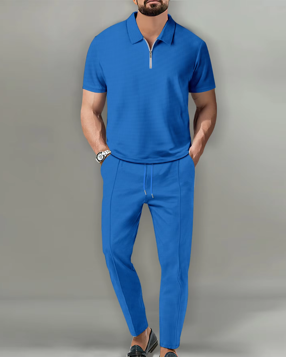 Sandro | Premium Zip Polo Set – Isabels Modehaus (Bild 4)