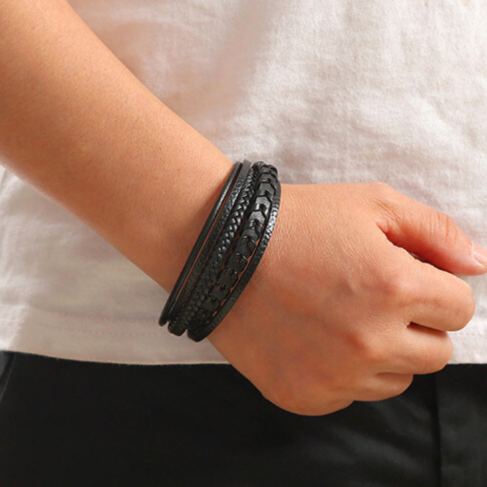 Lederarmband für Herren | robust, stilvoll und zeitlos – Isabels Modehaus (Bild 7)