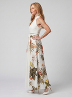 Wiese | Drapiertes Halter-Botanisches Panel-Maxikleid – Isabels Modehaus (Bild 2)