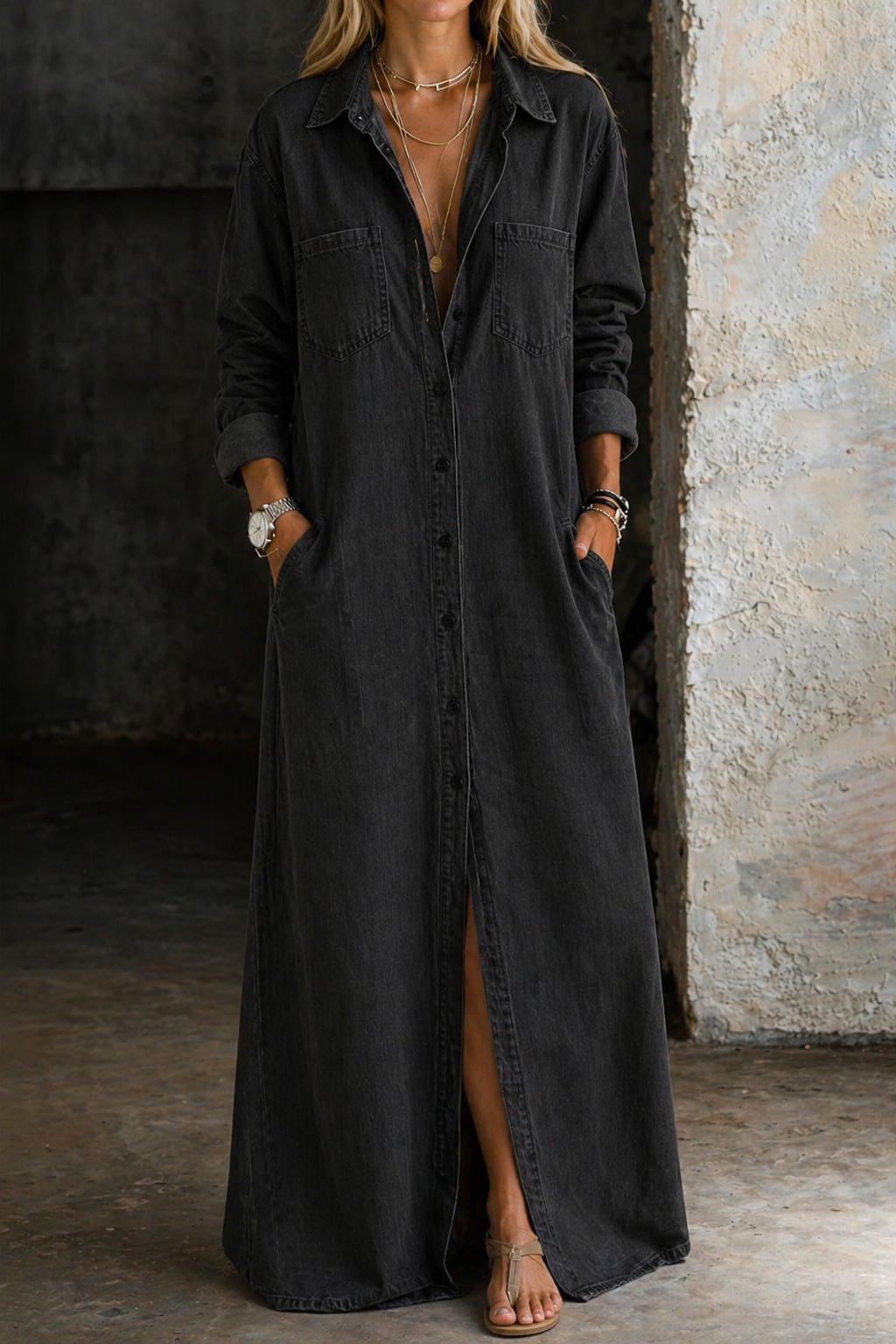 Delana | Hemdblusenkleid – Isabels Modehaus (Bild 4)