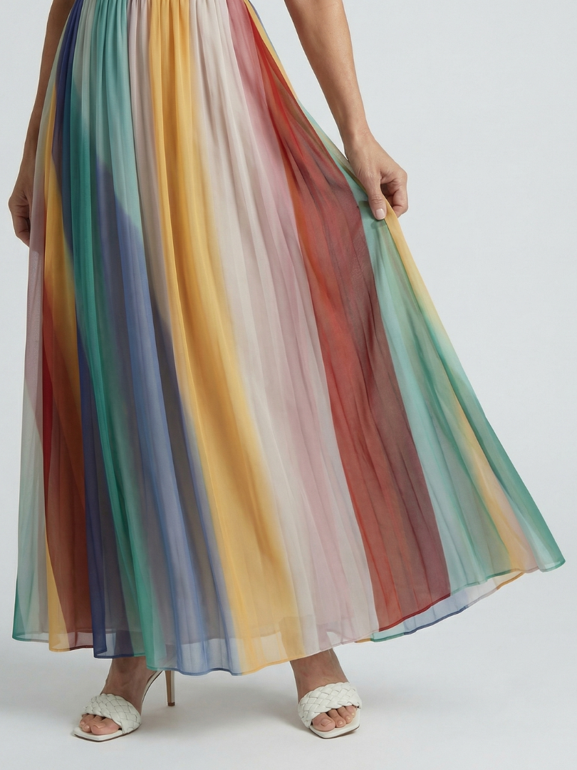 Serene | Leichtes Streifen-Maxikleid – Isabels Modehaus (Bild 3)