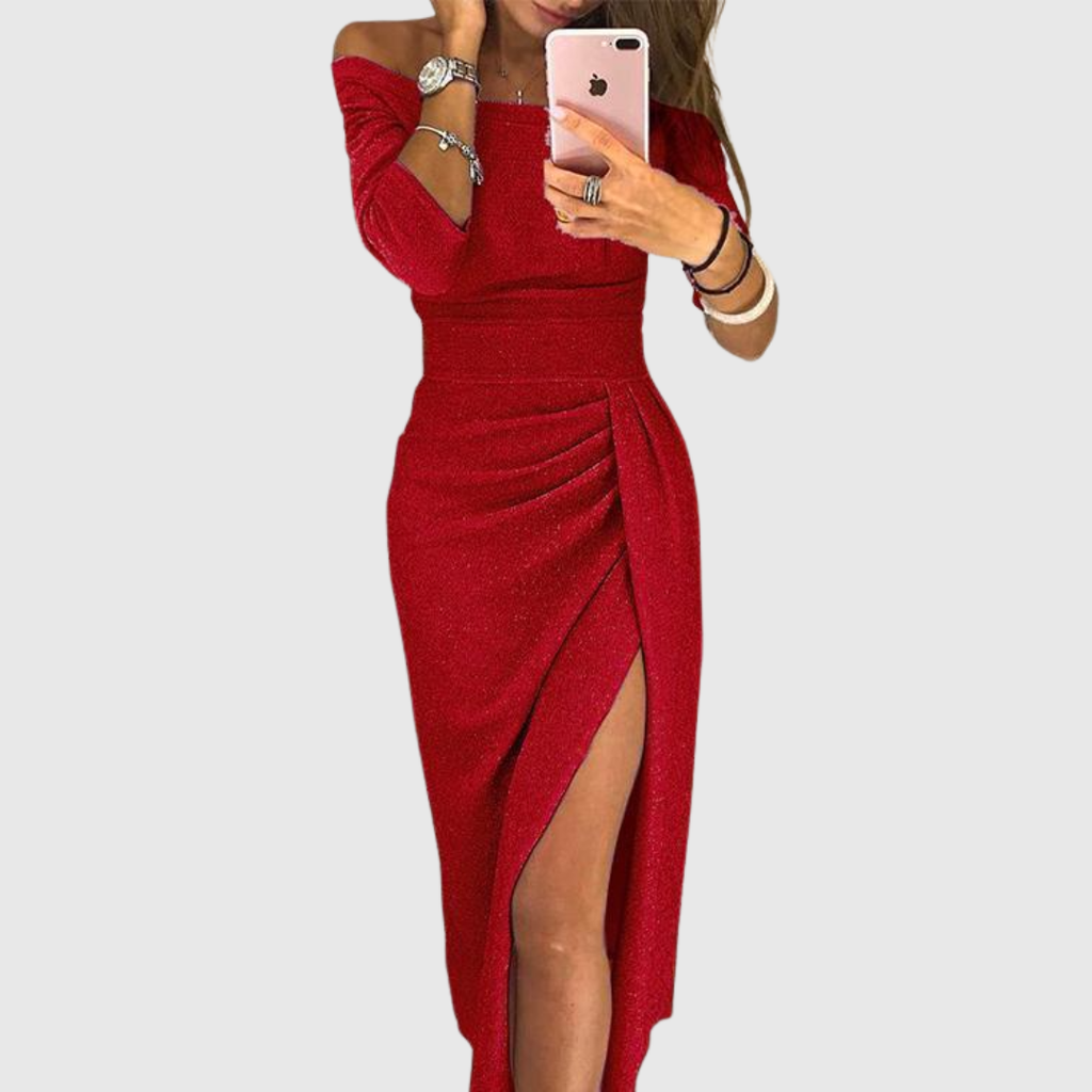 Ely™ - Schickes Maxikleid mit Neckholder und Eleganter, Fließender Passform – Isabels Modehaus (Bild 6)
