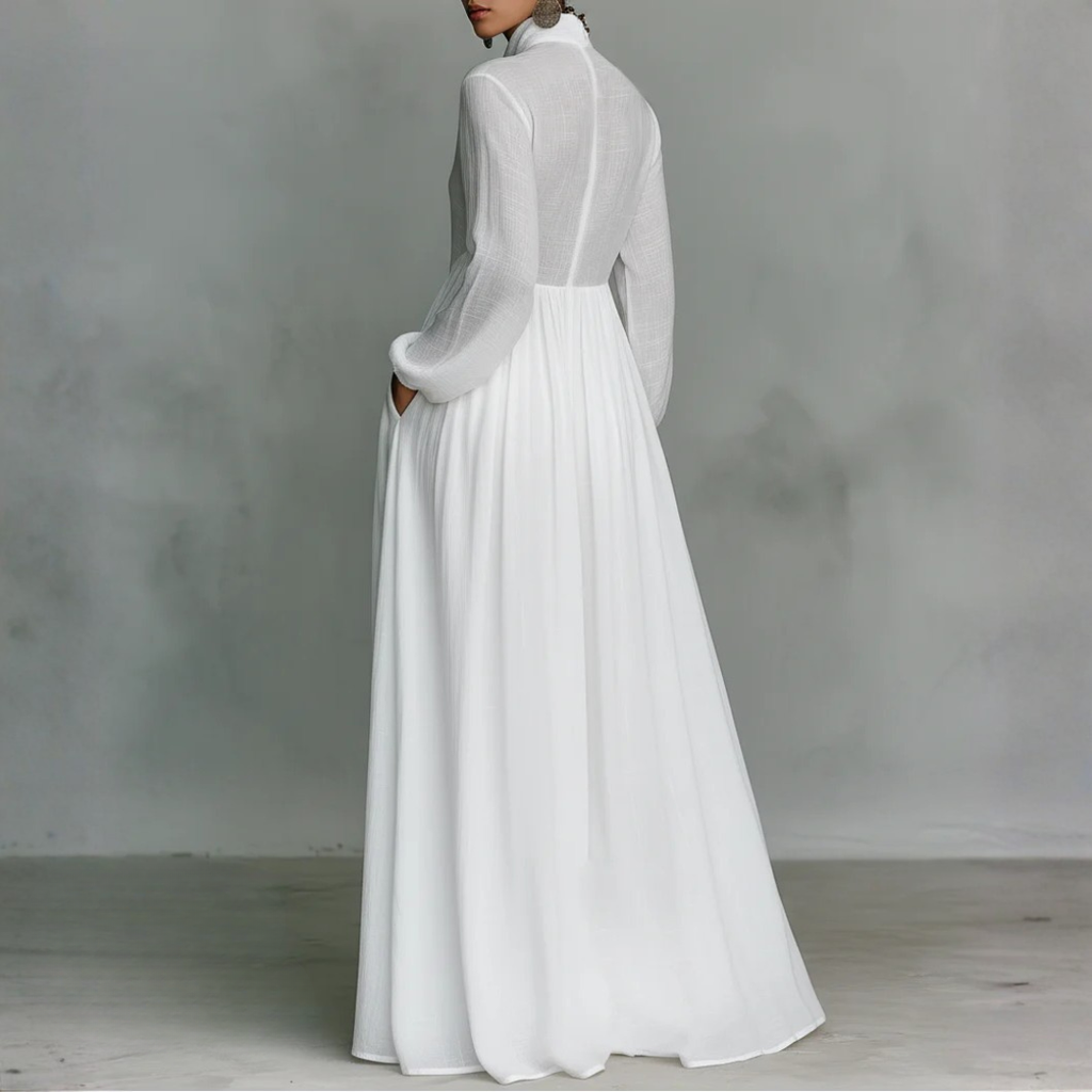 Gail™ - Minimalistisches Maxikleid – Isabels Modehaus (Bild 3)