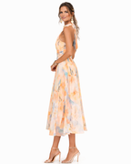 Aurora – Kleid mit Halterneck und Aquarelldruck – Isabels Modehaus (Bild 3)