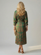 Lune | Natürliches Wickel-Midikleid – Isabels Modehaus (Bild 4)