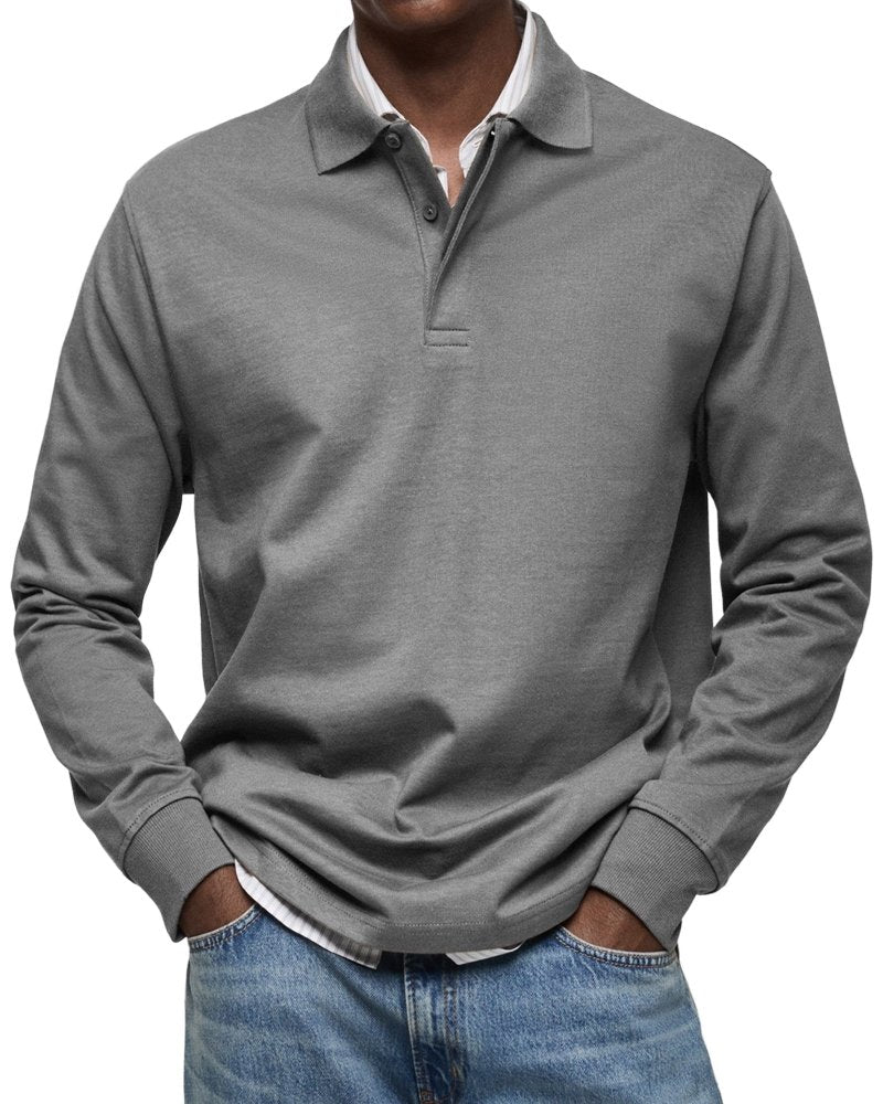 Felix | Luxus Langarm-Poloshirt – Isabels Modehaus (Bild 7)