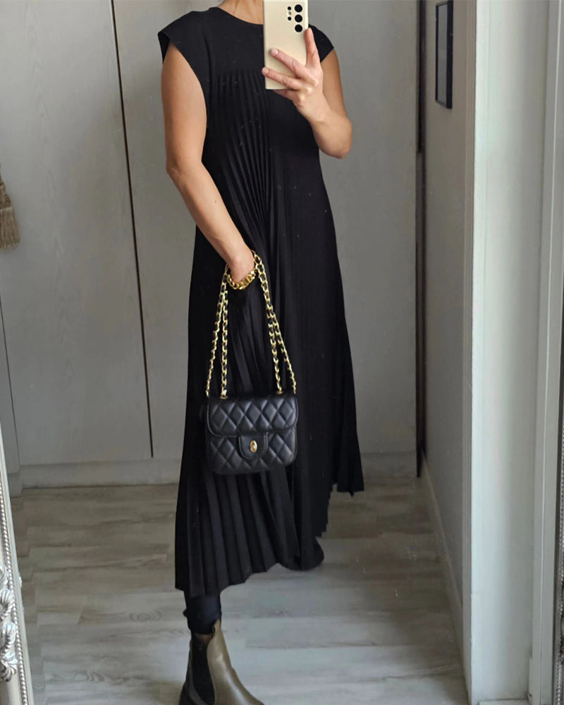 Petra™ – Zeitloses & Bequemes Plissiertes Kleid – Isabels Modehaus (Bild 12)