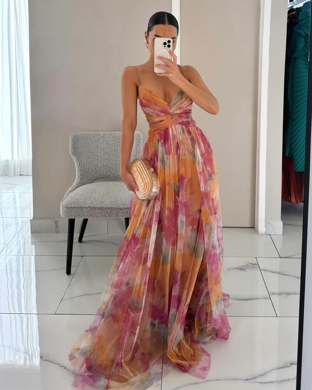 Flora | Maxikleid mit Blumenprint