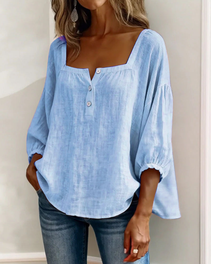 Liva | Essenzielle langarmbluse – Isabels Modehaus (Bild 10)
