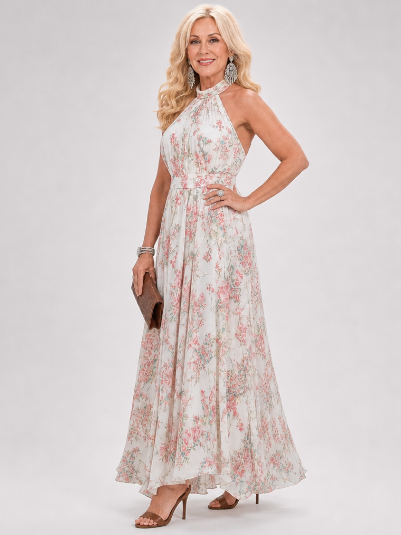 Guinevere | Floraler Print Fließendes Midi Kleid – Isabels Modehaus (Bild 5)