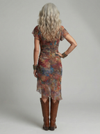 Aeris | Ruhiger Halter Midi-Kleid – Isabels Modehaus (Bild 4)