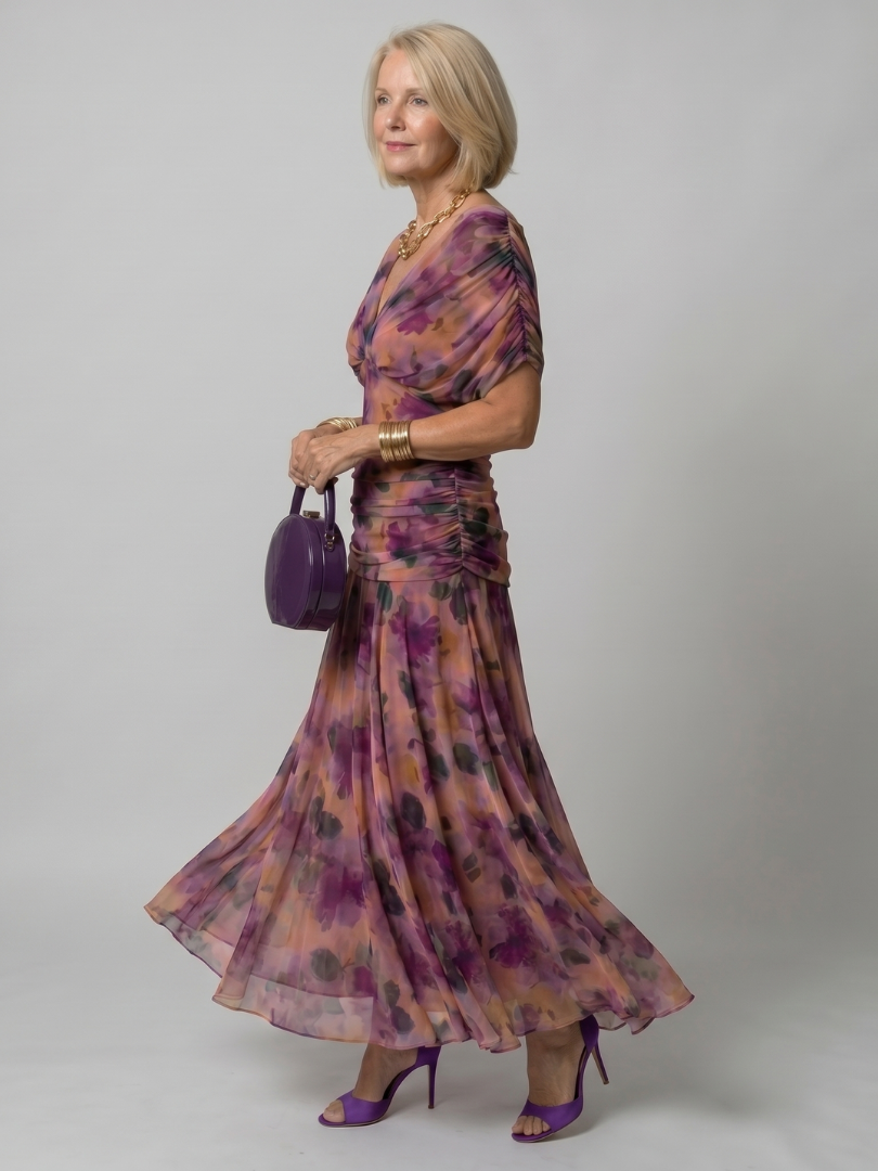 Calen | Off-Shoulder Midi Kleid – Isabels Modehaus (Bild 2)