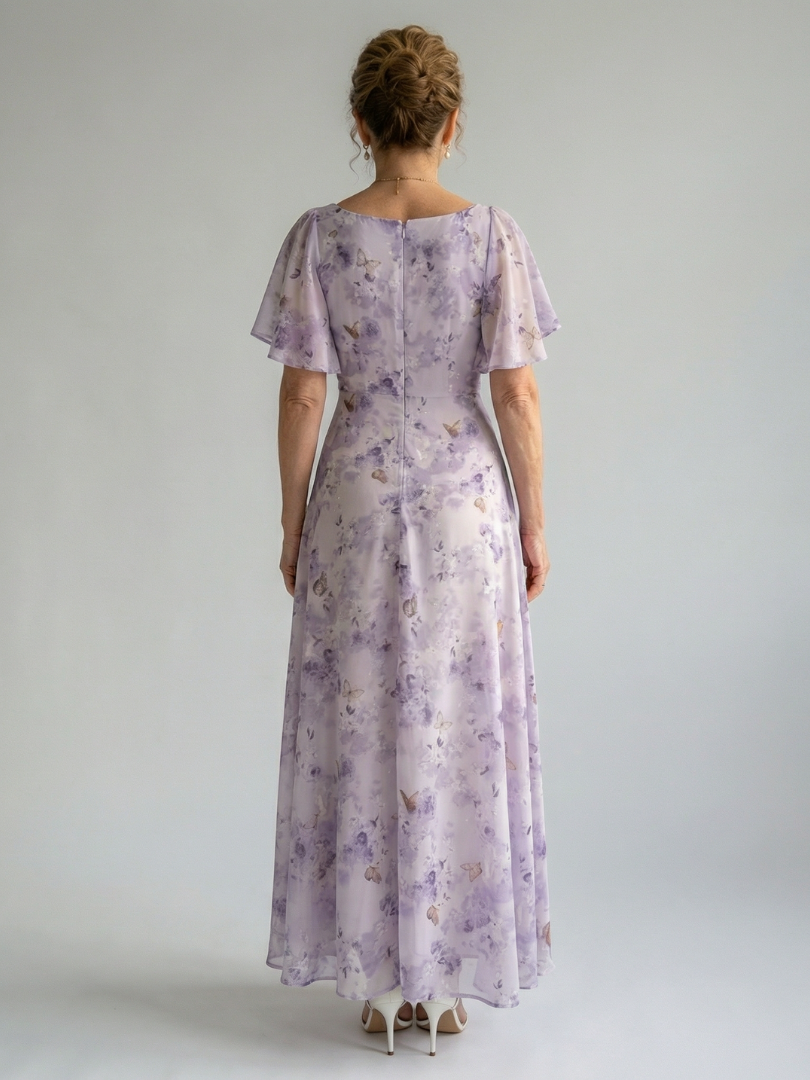 Vaelis | Midi-Kleid mit Flügelärmel – Isabels Modehaus (Bild 4)