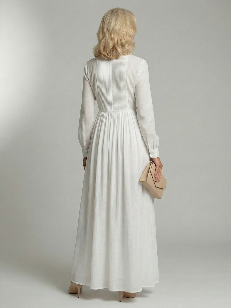 Lioren | Soft Flow Maxi-Kleid – Isabels Modehaus (Bild 4)
