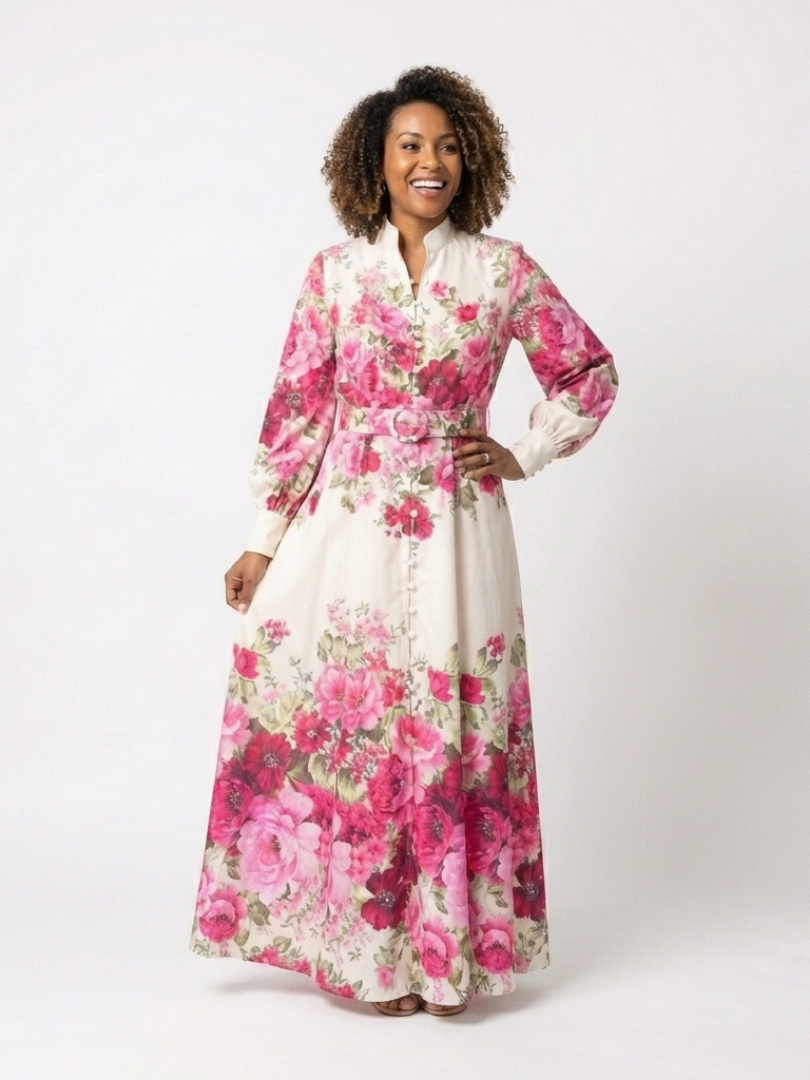 Kennedy | Floral Gurtel Maxi – Isabels Modehaus (Bild 5)
