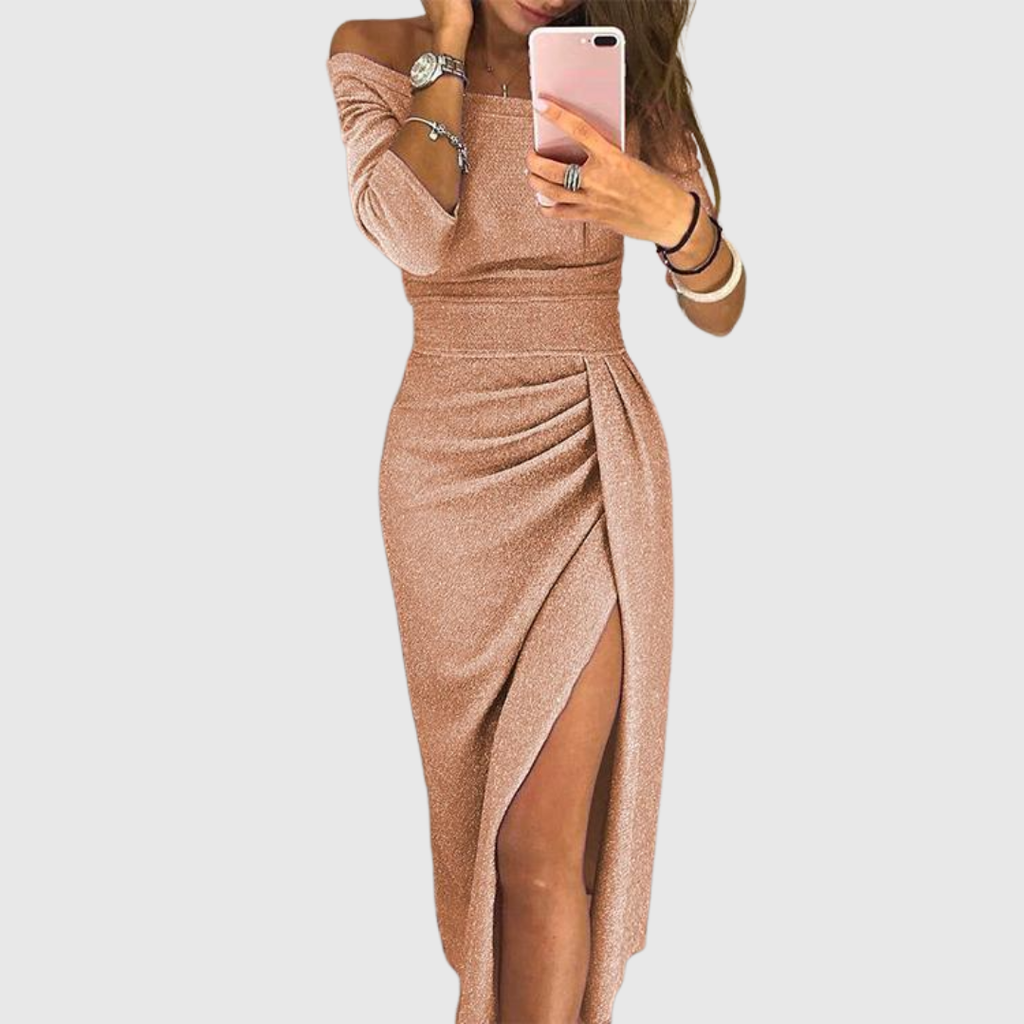 Ely™ - Schickes Maxikleid mit Neckholder und Eleganter, Fließender Passform – Isabels Modehaus (Bild 2)