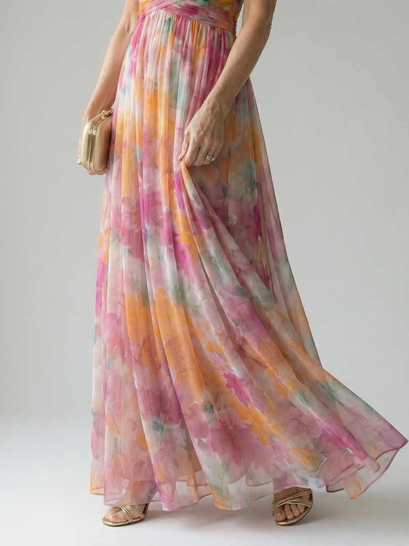 Isel | Soft Wrap Maxi Kleid – Isabels Modehaus (Bild 4)