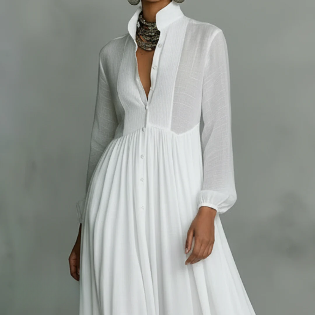 Gail™ - Minimalistisches Maxikleid – Isabels Modehaus (Bild 4)