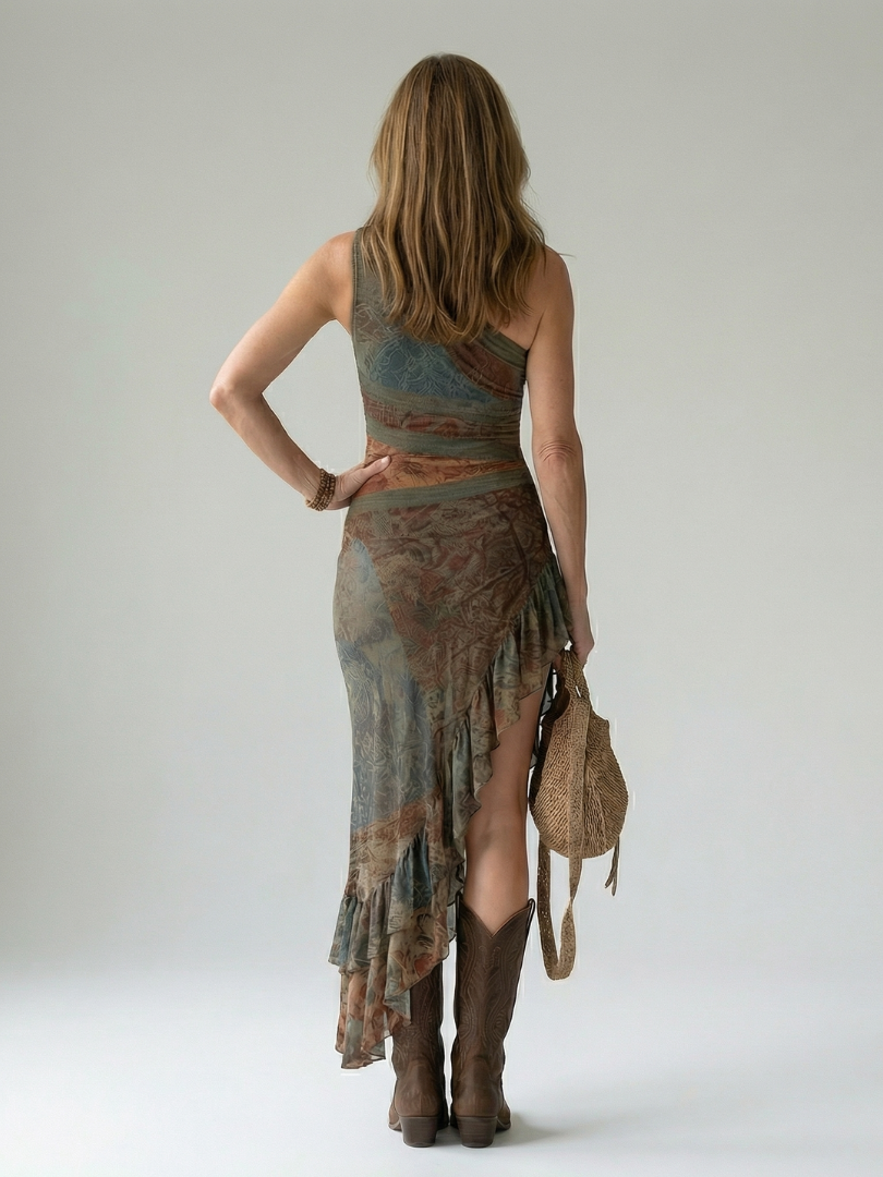 Zalia | Ruhiges Midi-Kleid – Isabels Modehaus (Bild 4)
