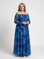 Aspen | Off-Shoulder Floral Maxi – Isabels Modehaus (Bild 4)