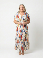 Savannah | Floral Plissierter Midi – Isabels Modehaus (Bild 4)