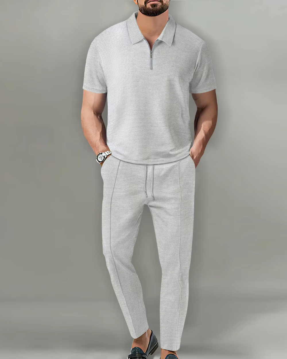 Sandro | Premium Zip Polo Set – Isabels Modehaus (Bild 3)