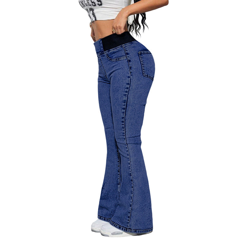 Damen Hochbundige Stretch Jeans – Isabels Modehaus