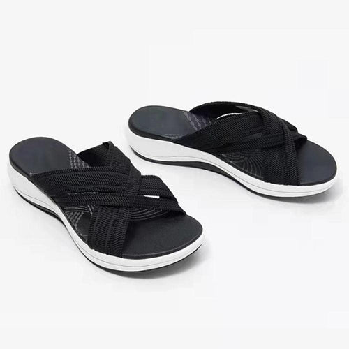 Aerynna | Komfort-Cross-Slide-Sandalen – Isabels Modehaus (Bild 2)