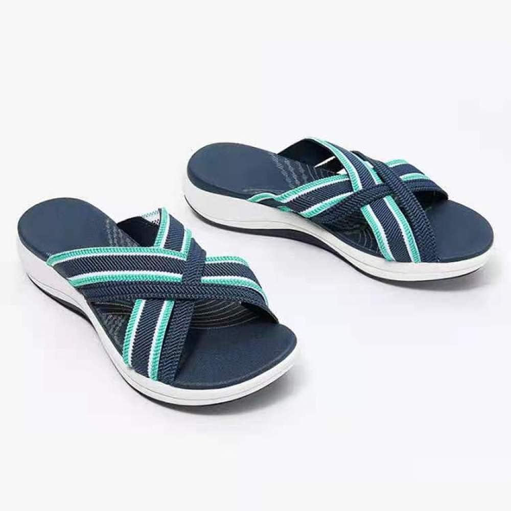Aerynna | Komfort-Cross-Slide-Sandalen – Isabels Modehaus (Bild 6)