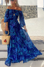 Francesca | Floral Langarmkleid – Isabels Modehaus (Bild 3)