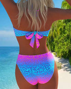 Sofia | Halterneck Leopardprint Gradient Badeanzug – Isabels Modehaus (Bild 3)