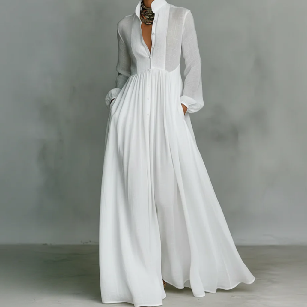 Gail™ - Minimalistisches Maxikleid – Isabels Modehaus (Bild 5)