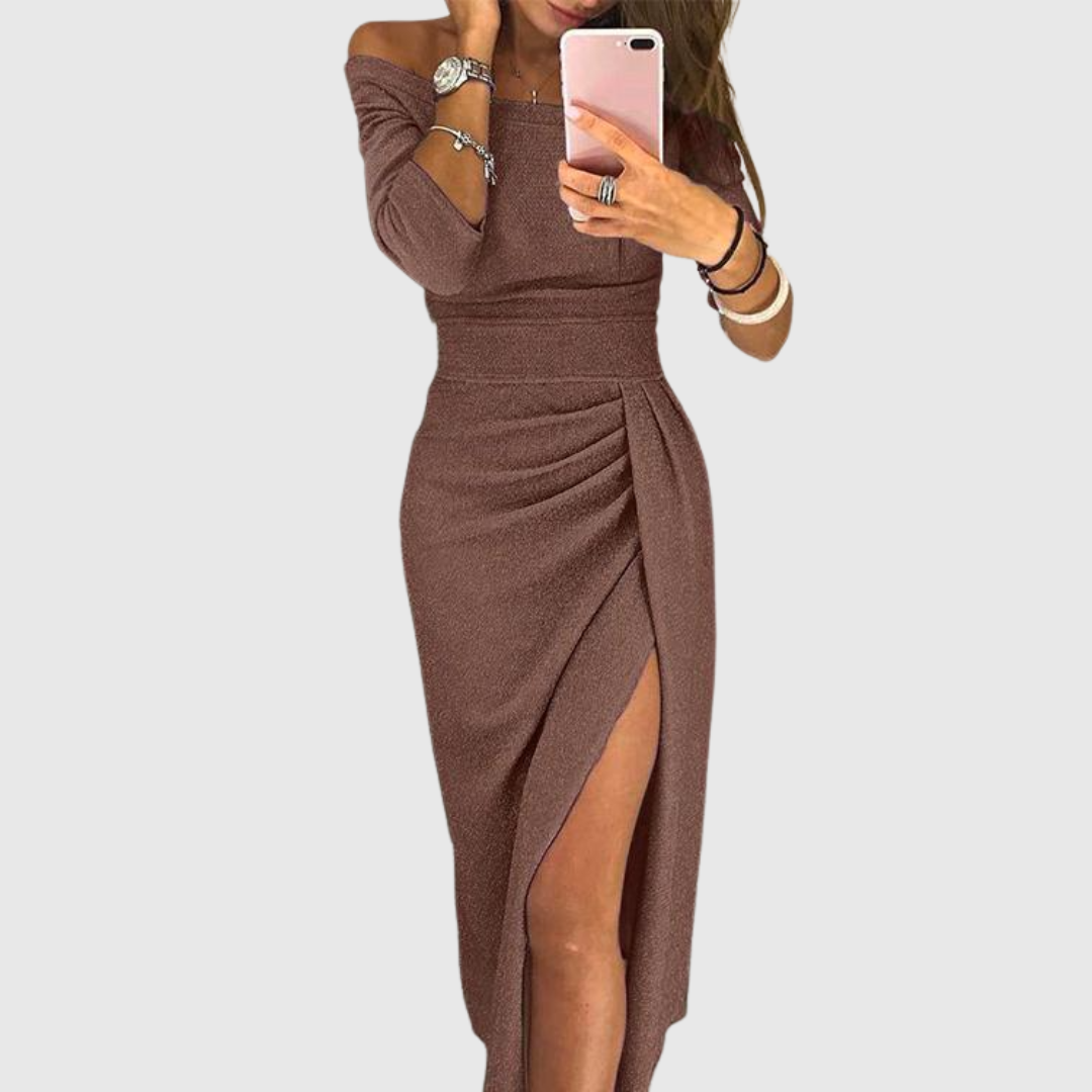 Ely™ - Schickes Maxikleid mit Neckholder und Eleganter, Fließender Passform – Isabels Modehaus (Bild 9)