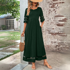 Aubrey™ – Figurbetonendes Midi-Kleid mit Bauchbedeckung – Isabels Modehaus (Bild 6)