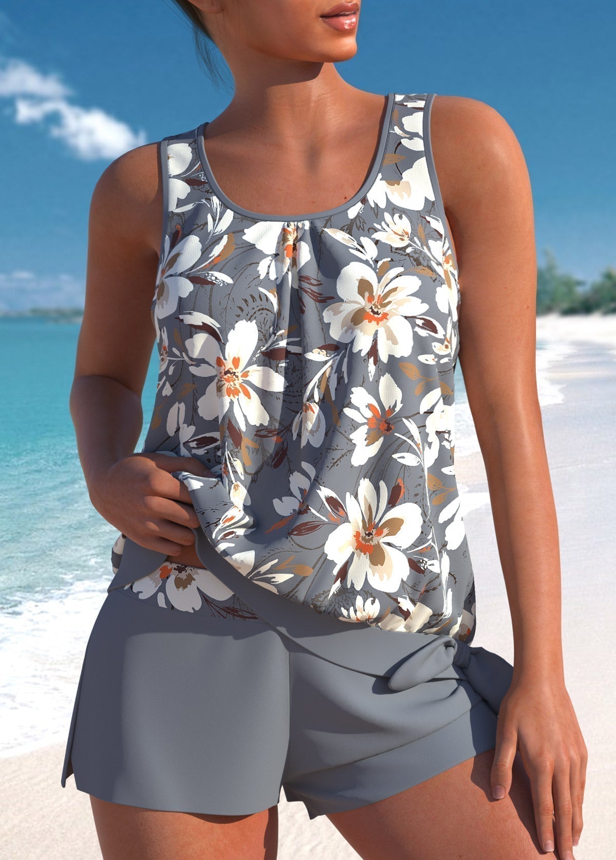 Helena | Stilvolles Floral Tankini Set für Frauen – Isabels Modehaus (Bild 5)