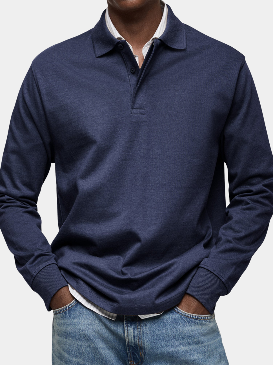 Julian | Luxe Polo mit langen Ärmeln – Isabels Modehaus