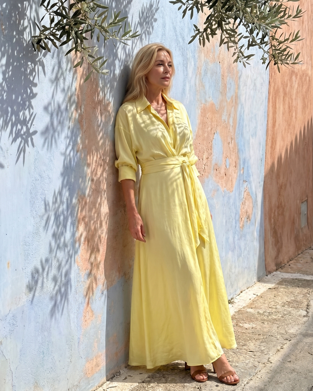 ZELITH | Gürtel-Midikleid mit Kragen – Isabels Modehaus (Bild 4)