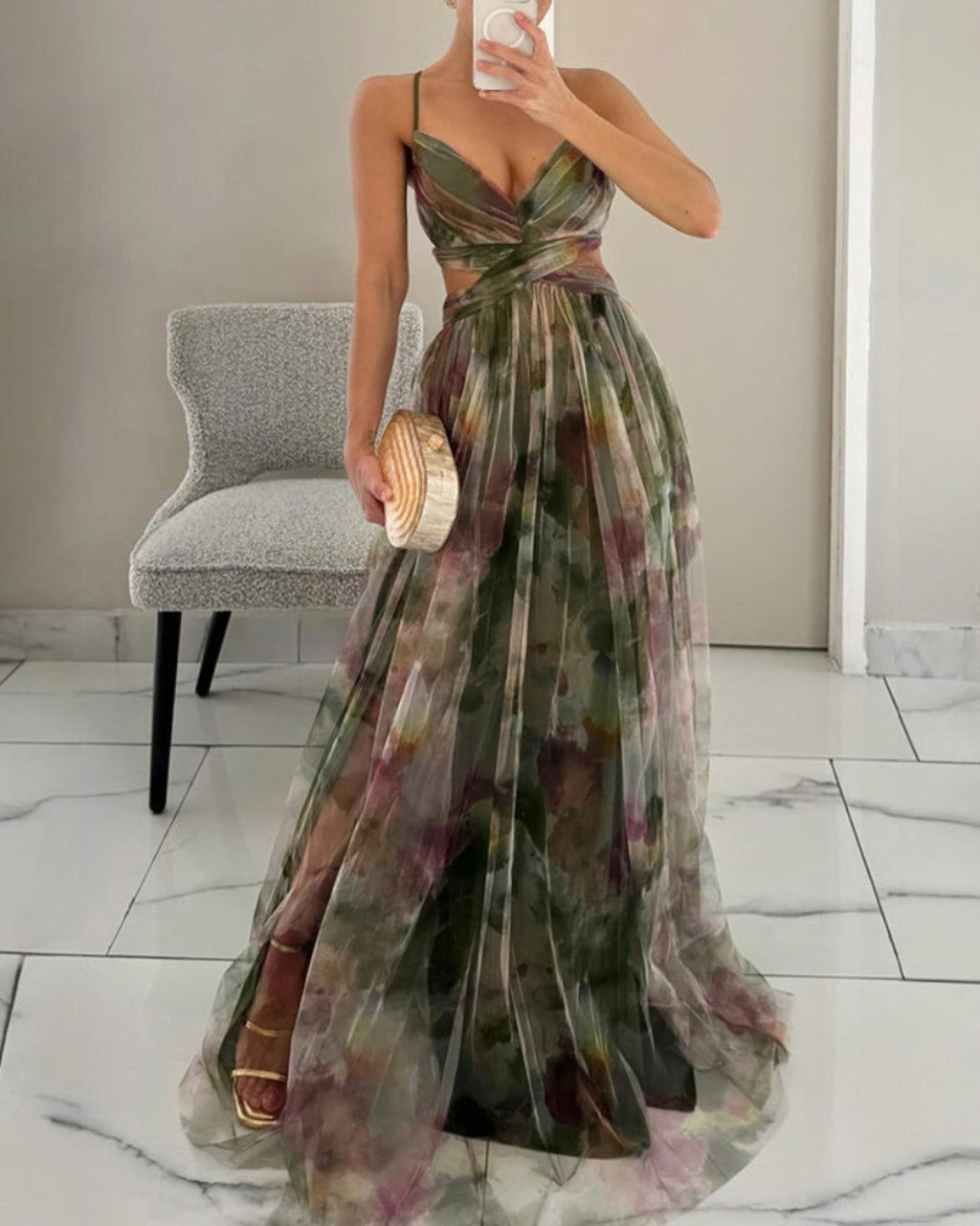 Flora | Maxikleid mit Blumenprint