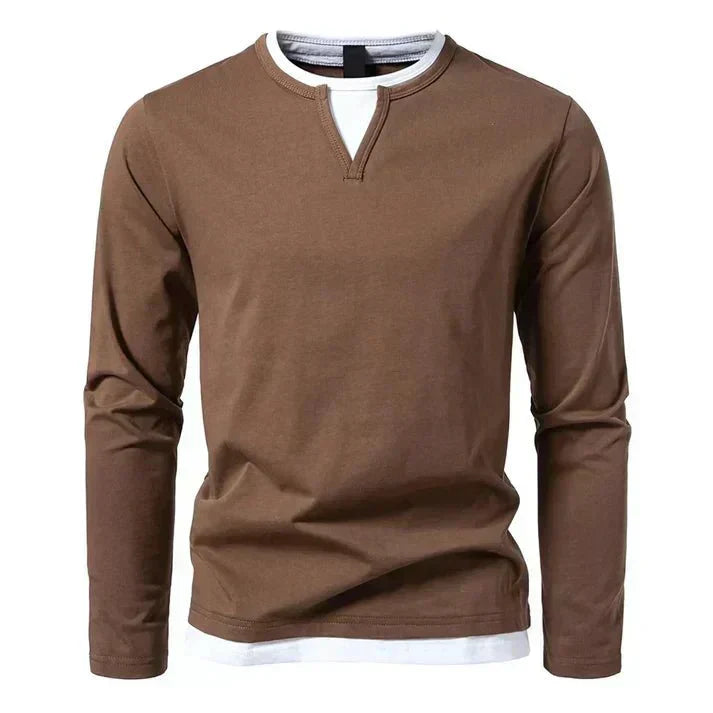 Alwin | Premium Langarmshirt aus gekämmter Baumwolle – Isabels Modehaus (Bild 5)