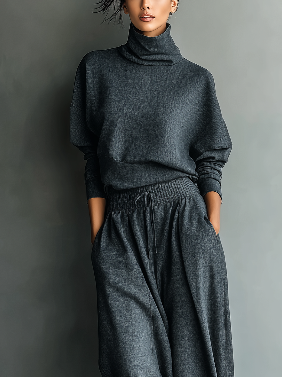 Lieselotte | Strick Ensemble Weite Hose – Isabels Modehaus (Bild 3)