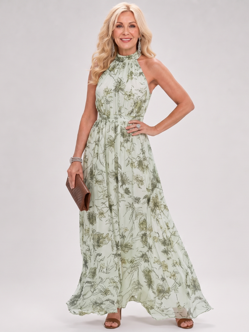 Guinevere | Floraler Print Fließendes Midi Kleid – Isabels Modehaus (Bild 2)