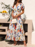 Savannah | Floral Plissierter Midi – Isabels Modehaus (Bild 6)