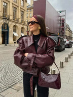 Lina | Stylische Lederjacke – Isabels Modehaus