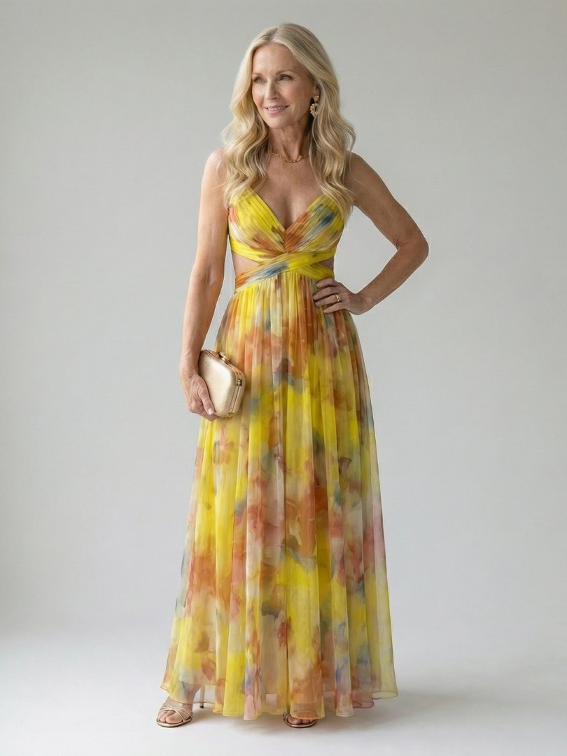 Isel | Soft Wrap Maxi Kleid – Isabels Modehaus (Bild 5)