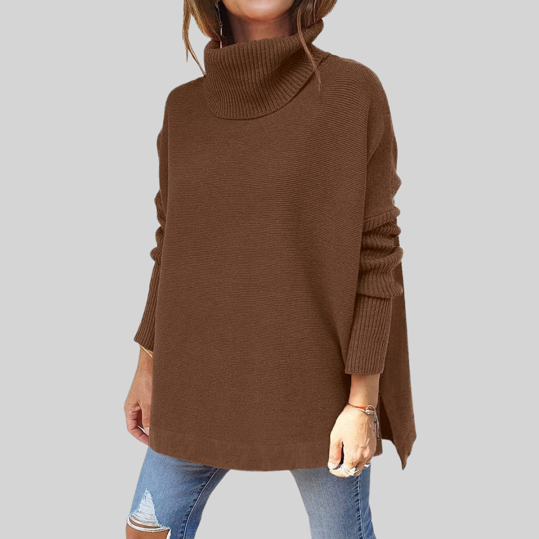 Annelise I Oversize Pullover mit Rollkragen – Isabels Modehaus (Bild 9)