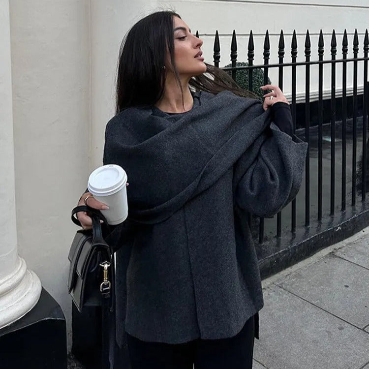 Sophia I Cape Mantel – Isabels Modehaus (Bild 8)
