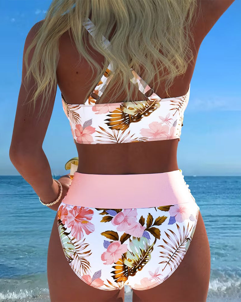 Jolina | Floral Contrast Split Bikini – Isabels Modehaus (Bild 4)