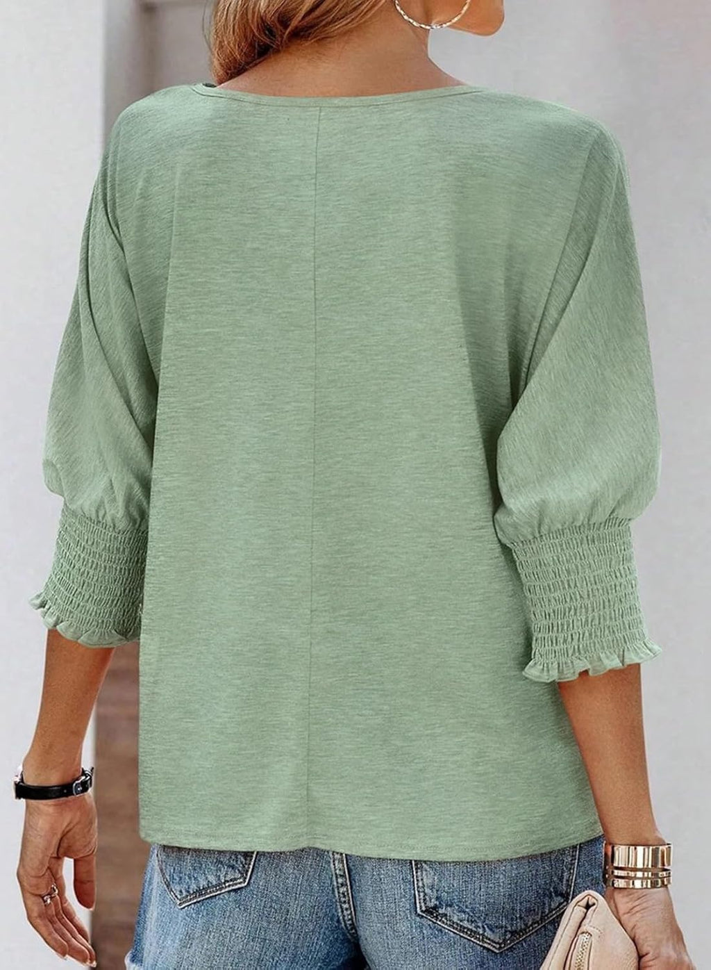 Wilma | Einfache Rundhalsausschnitt Bluse – Isabels Modehaus (Bild 16)