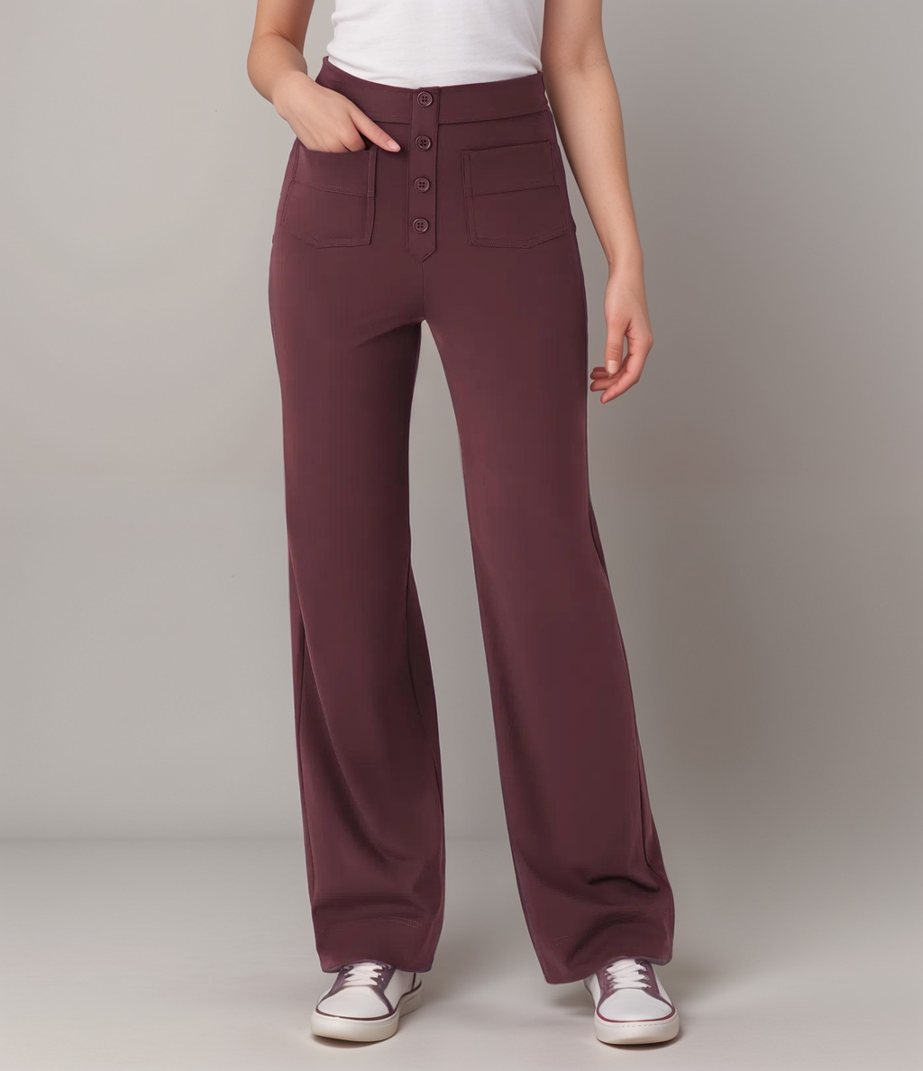 Elastische Hose mit hoher Taille – Isabels Modehaus (Bild 24)