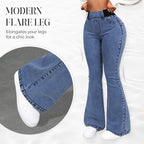 Damen Hochbundige Stretch Jeans – Isabels Modehaus (Bild 2)